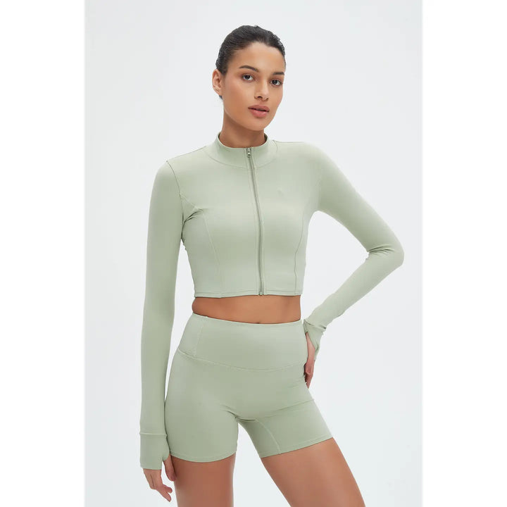 RSTLS ERA 3-Piece Crop Jacket Workout Activewear Set