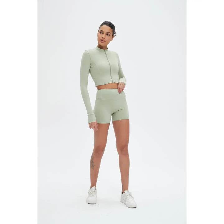 RSTLS ERA 3-Piece Crop Jacket Workout Activewear Set