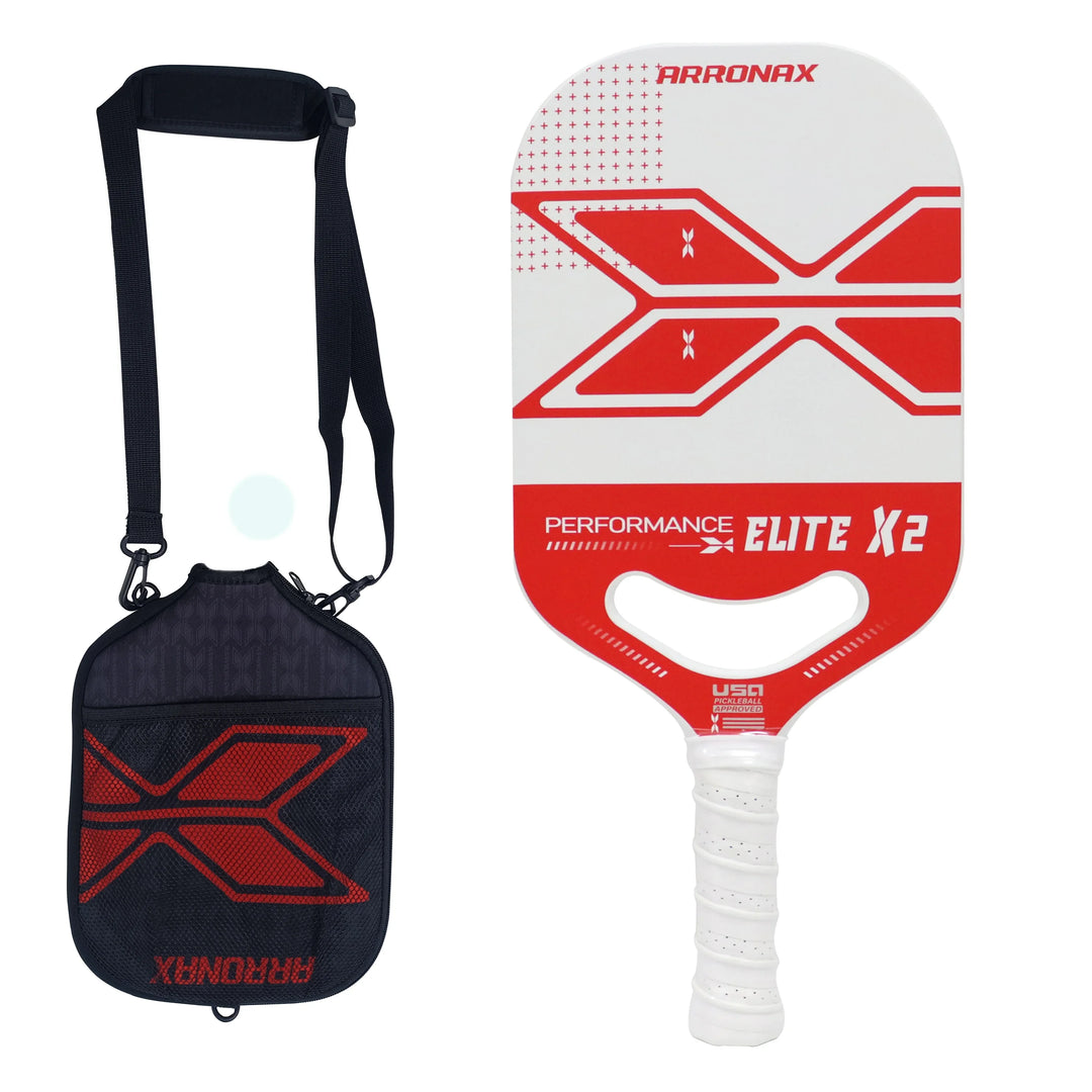 Arronax Pickleball Paddle Rackets USAPA 13mm Edgeless Full Carbon Fiber Face PP Honeycomb Core Thermoforming Paddle