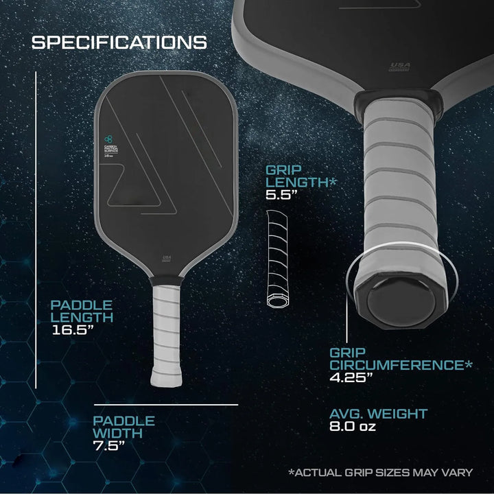 S4 Spin Textured Graphite Lightweight Paddle