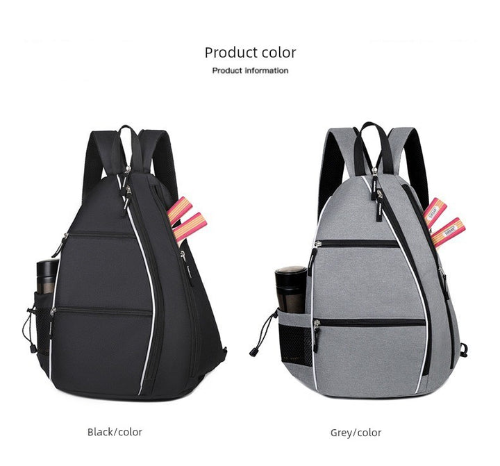 Single Shoulder Dual-Use Pickleball Paddle Backpack Men and Women Multifunctional Leisure Bag