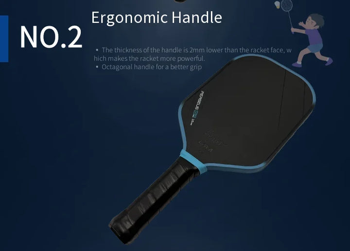 Perseus 3S EVA Foam Fill 16mm Thickness GEN3 Core Thermoformed T700 Carbon Fiber Rackets Pickleball Paddle