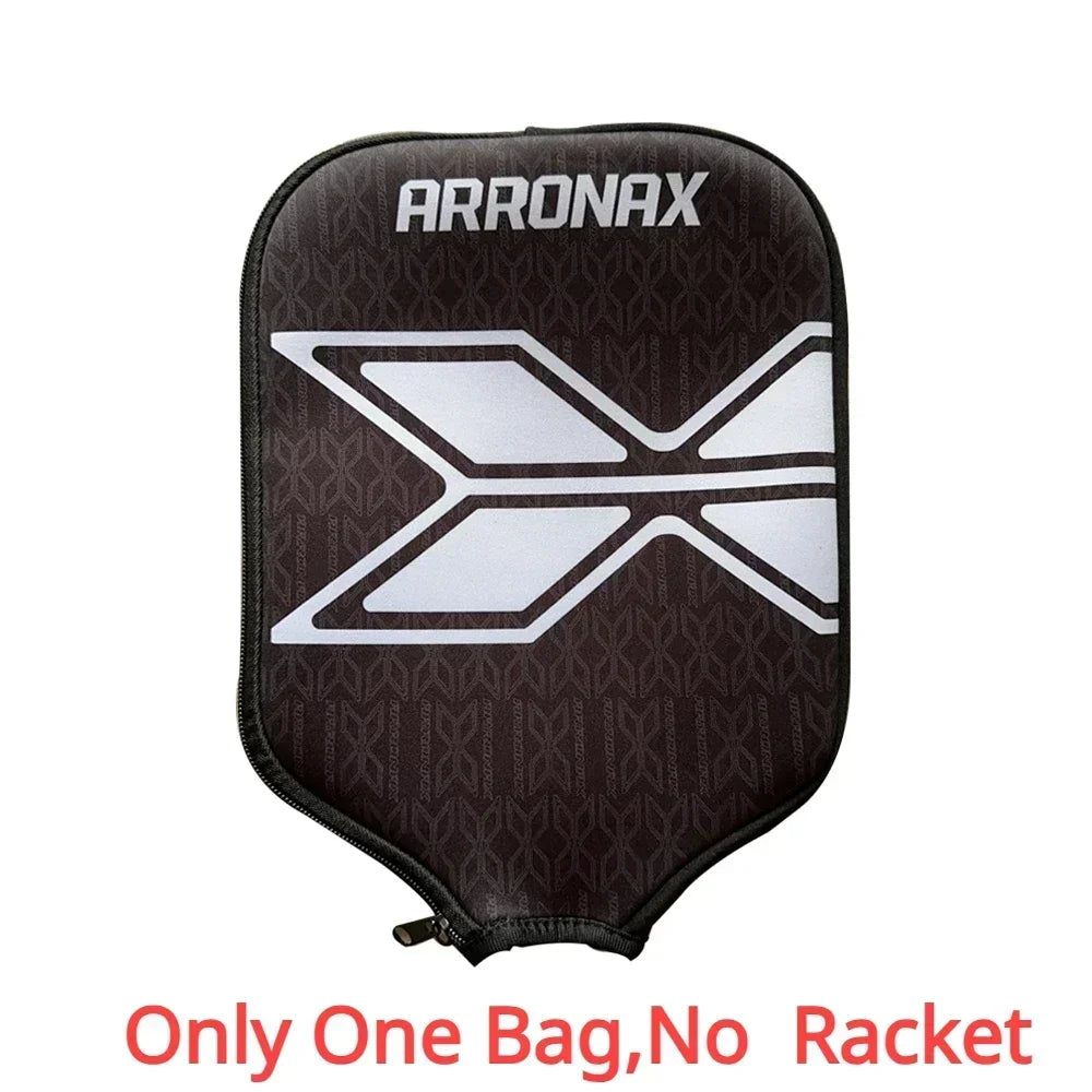 Arronax Pickleball Paddle Rackets USAPA 13mm Edgeless Full Carbon Fiber Face PP Honeycomb Core Thermoforming Paddle