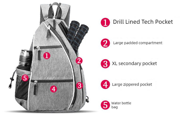 Outdoor Sports Pickleball Peak Bag Shoulder Backpack