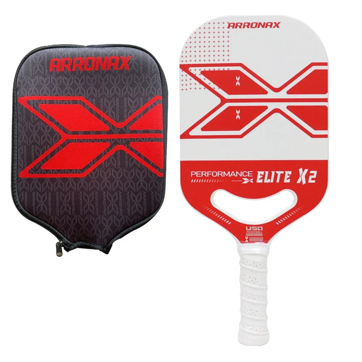 Arronax Pickleball Paddle Rackets USAPA 13mm Edgeless Full Carbon Fiber Face PP Honeycomb Core Thermoforming Paddle