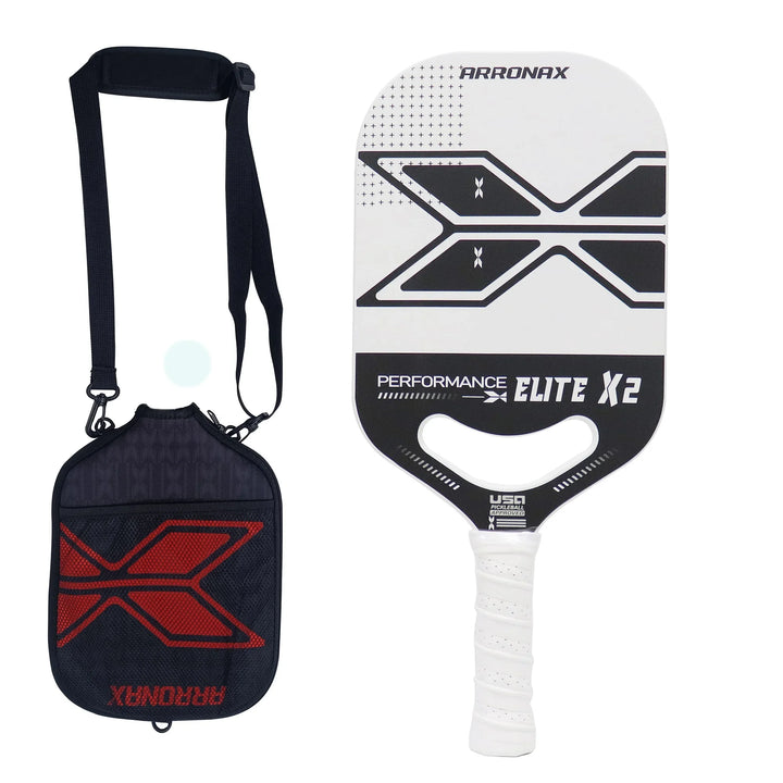 Arronax Pickleball Paddle Rackets USAPA 13mm Edgeless Full Carbon Fiber Face PP Honeycomb Core Thermoforming Paddle