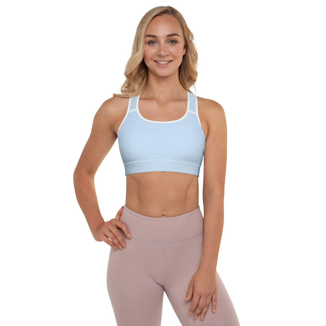 Sonic Blue Padded Sports Bra