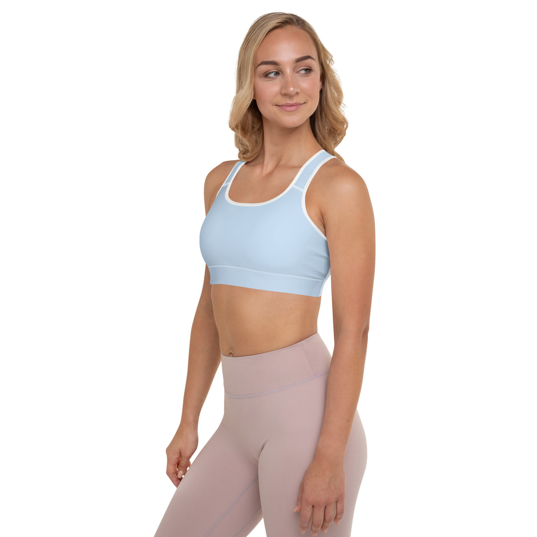 Sonic Blue Padded Sports Bra