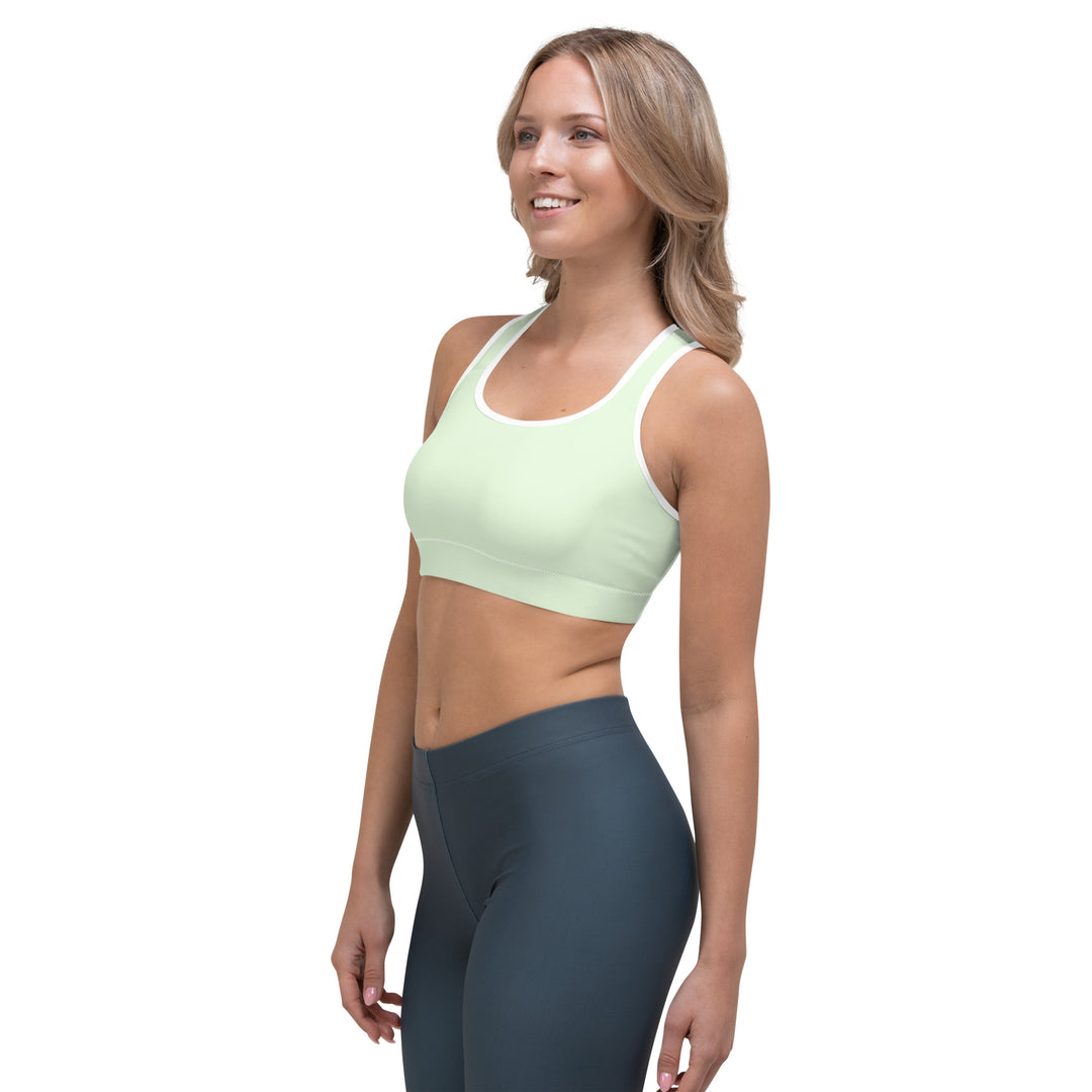 LEVITATE Light Green Sports Bra