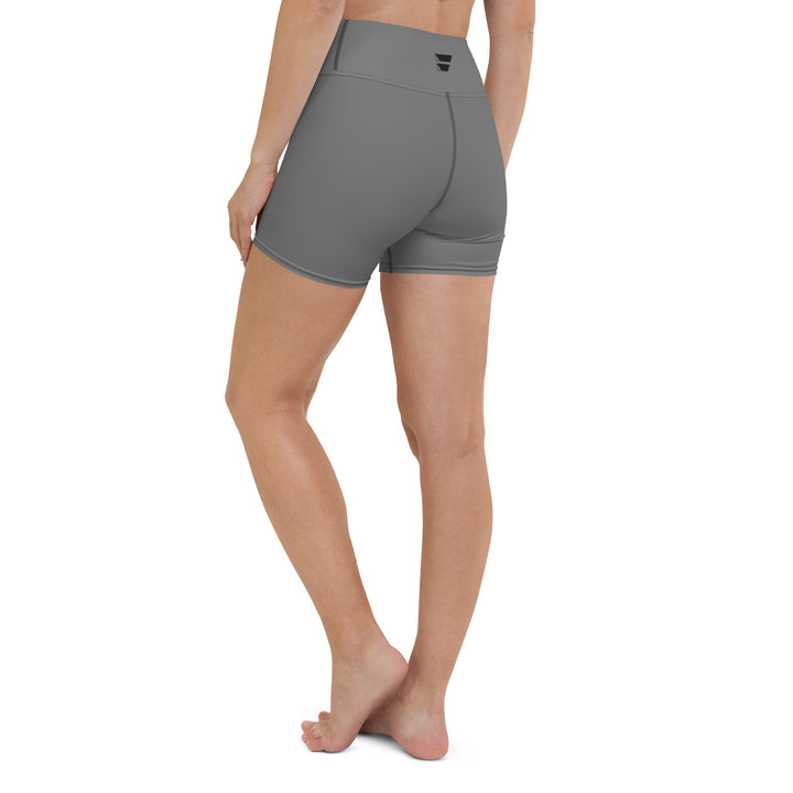 Grey Levitate Yoga Shorts