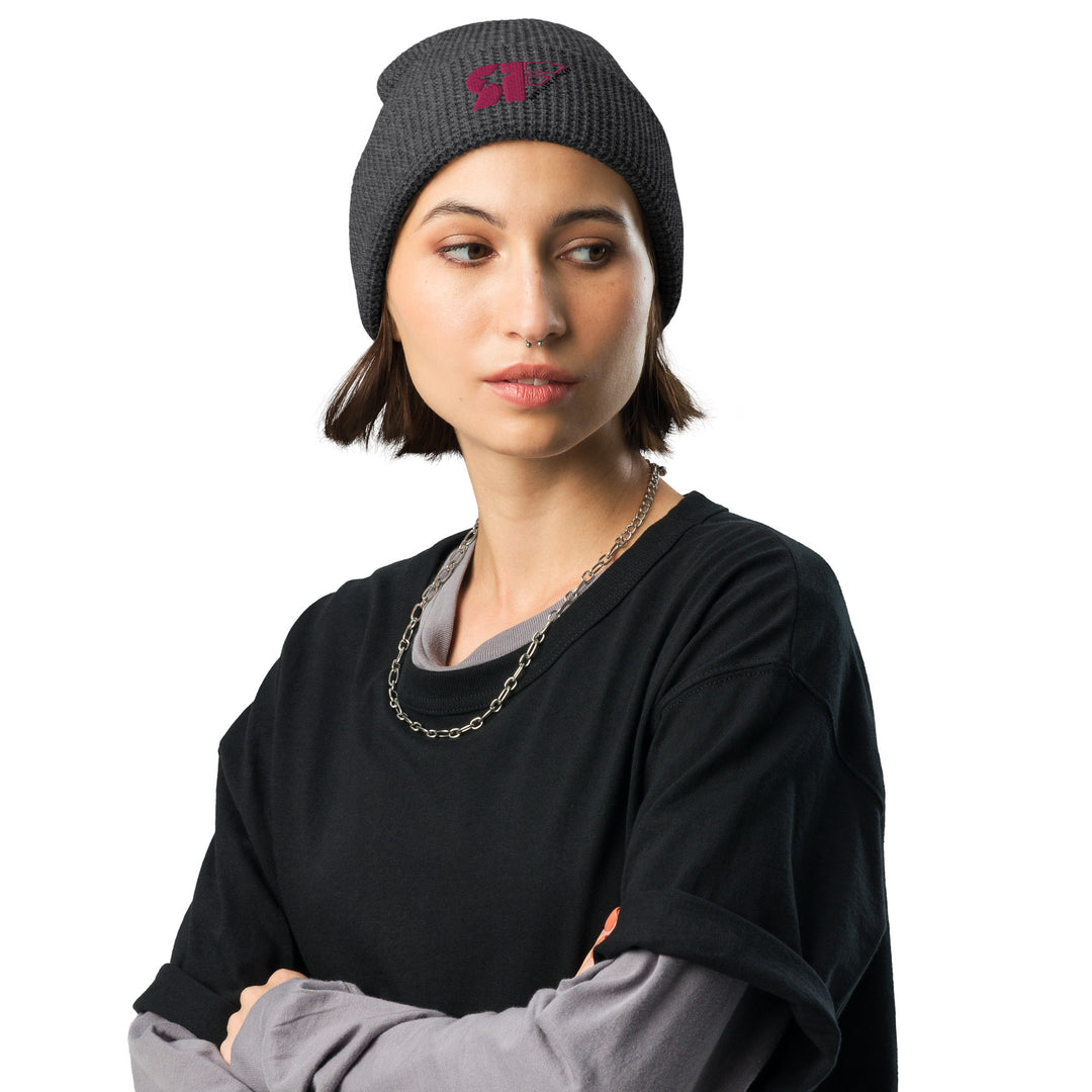 Womans Waffle beanie