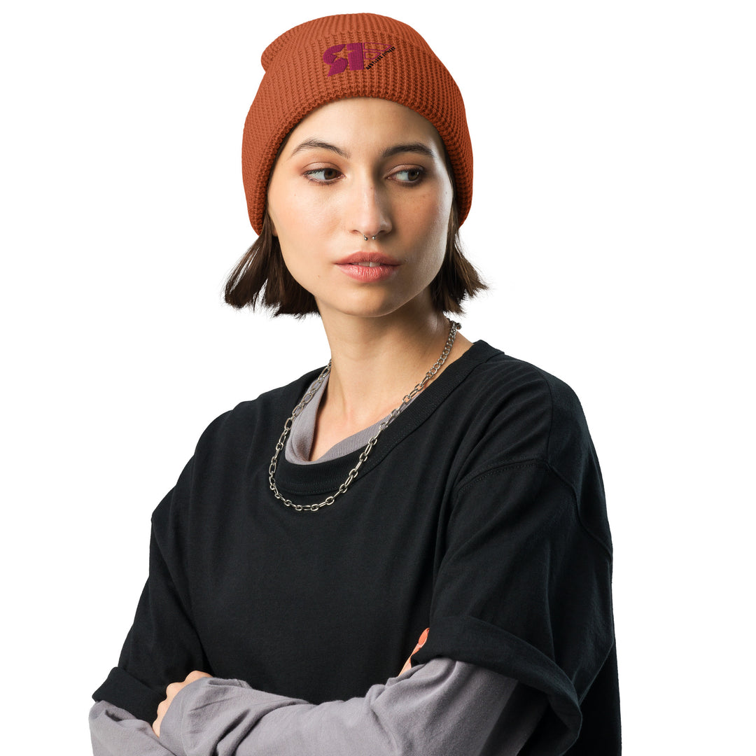 Womans Waffle beanie